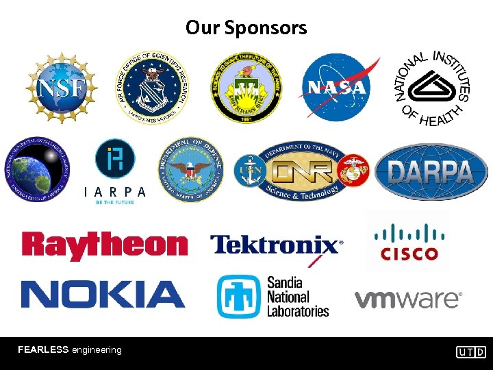 Our Sponsors FEARLESS engineering 
