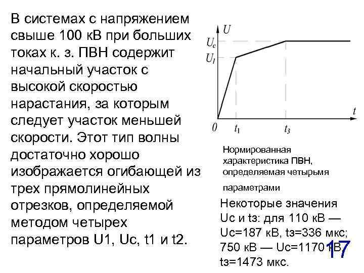 В системах с напряжением свыше 100 к. В при больших токах к. з. ПВН