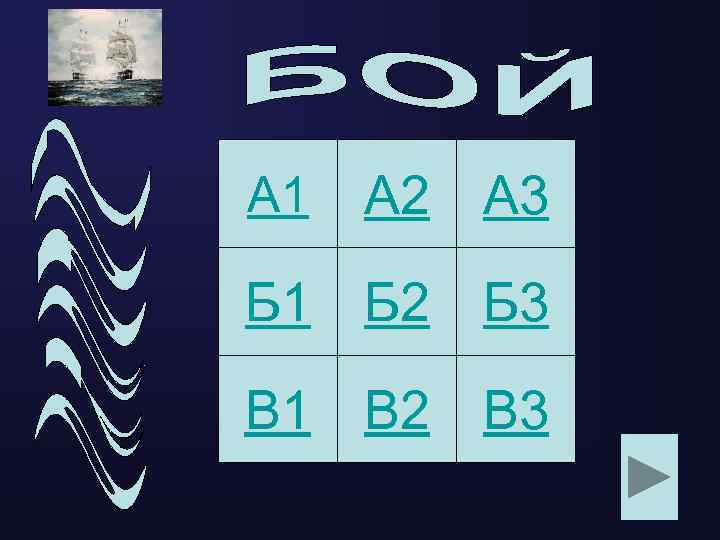 А 1 А 2 А 3 Б 1 Б 2 Б 3 В 1