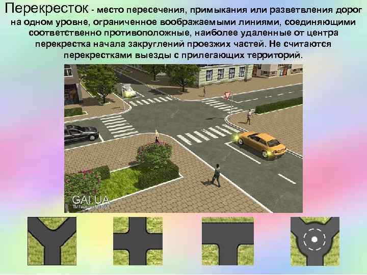 Перекресток дорог разветвление