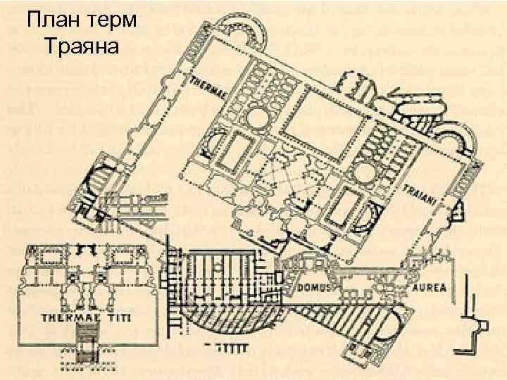 План терм Траяна 