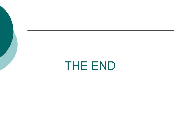 THE END 
