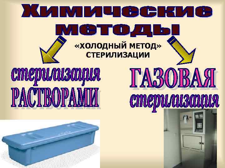  «ХОЛОДНЫЙ МЕТОД» СТЕРИЛИЗАЦИИ 