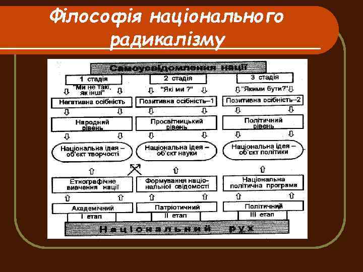 Філософія національного радикалізму 