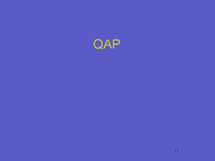 QAP 15 