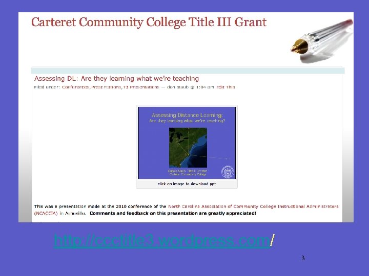 http: //ccctitle 3. wordpress. com/ 3 