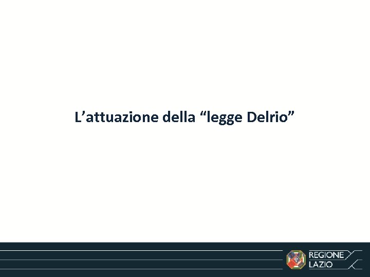 L’attuazione della “legge Delrio” 