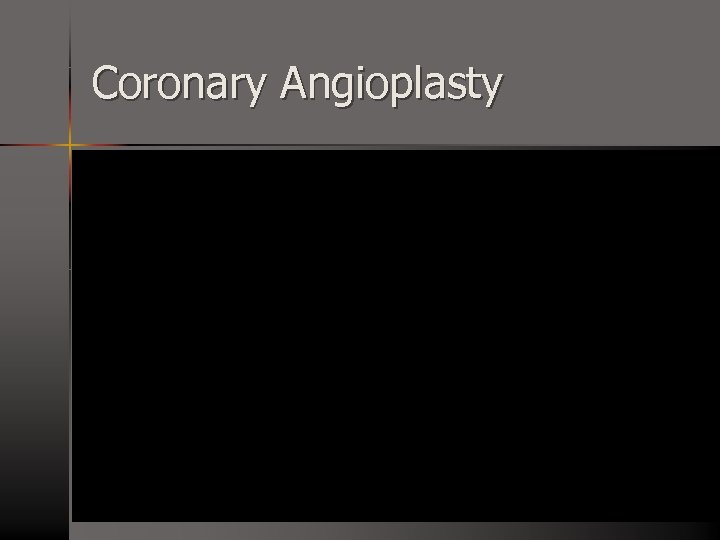 Coronary Angioplasty 