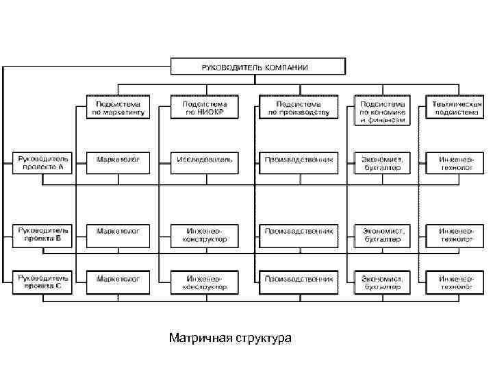 Матричная структура 