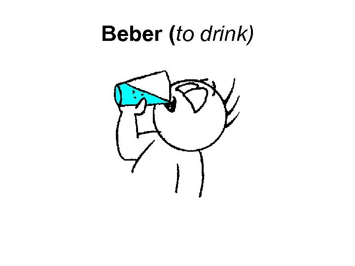 Beber (to drink) 