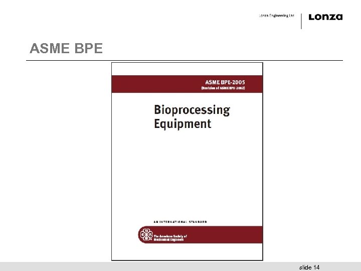 ASME BPE slide 14 