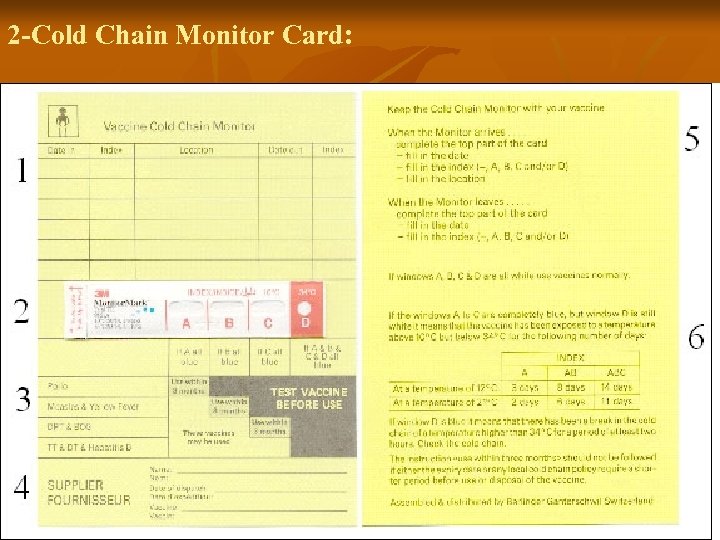 2 -Cold Chain Monitor Card: 