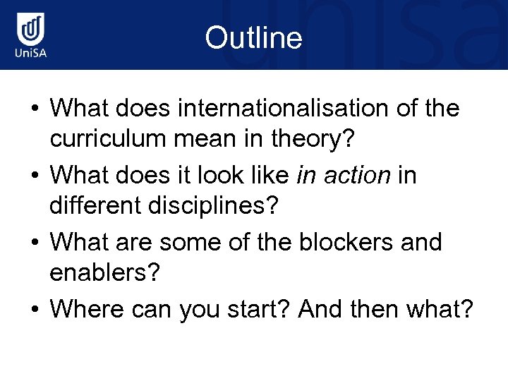 Internationalisation Of The Curriculum What Does It