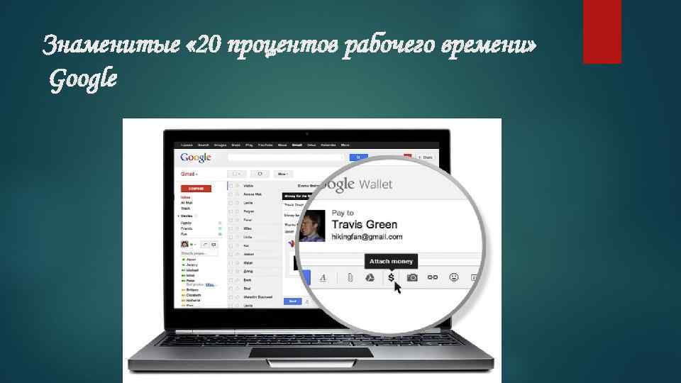 Знаменитые « 20 процентов рабочего времени» Google 
