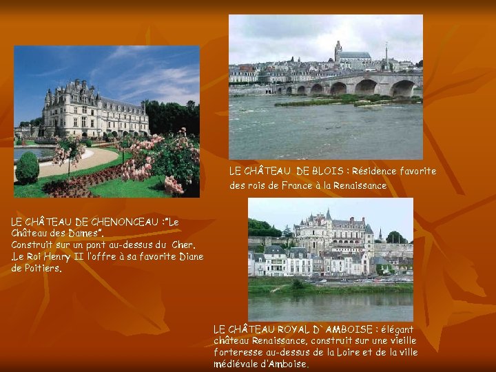 LE CH TEAU DE BLOIS : Résidence favorite des rois de France à la