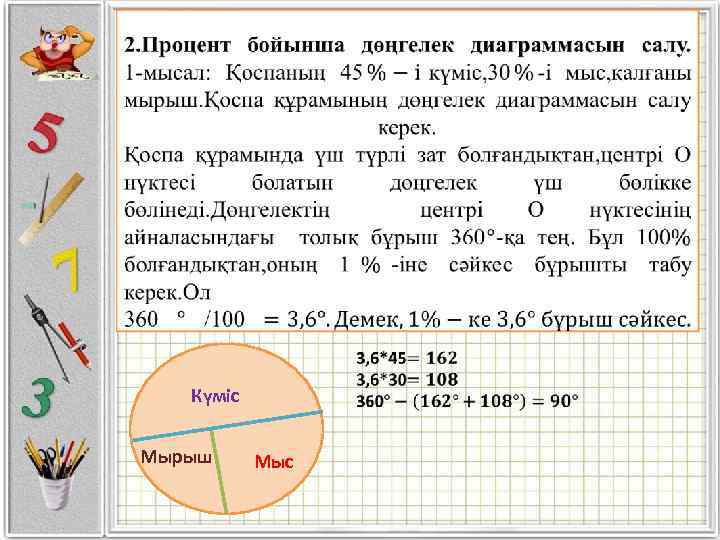 Дөңгелек диаграмма дегеніміз не