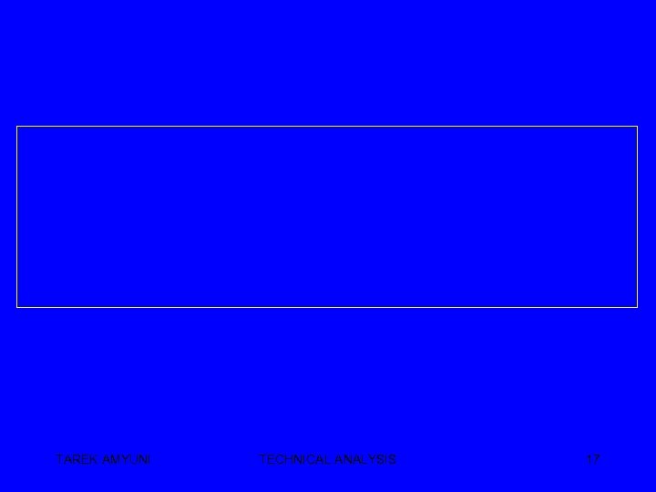 TAREK AMYUNI TECHNICAL ANALYSIS 17 
