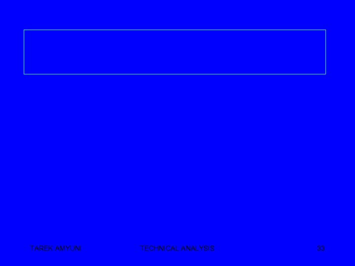 TAREK AMYUNI TECHNICAL ANALYSIS 33 