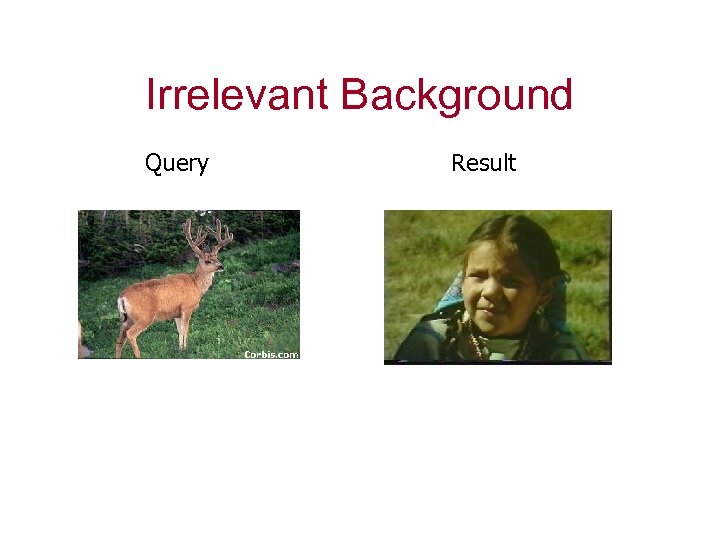 Irrelevant Background Query Result 