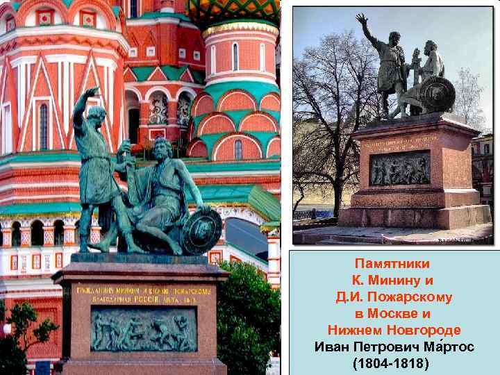 Памятники К. Минину и Д. И. Пожарскому в Москве и Нижнем Новгороде Иван Петрович