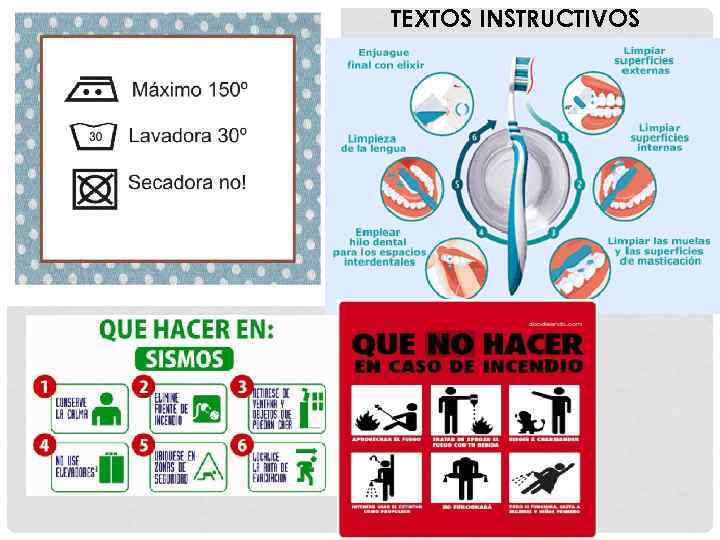 TEXTOS INSTRUCTIVOS 