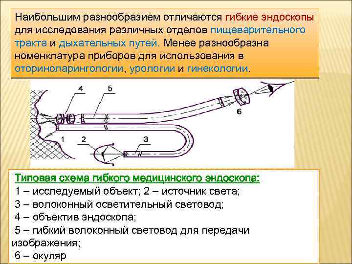 Оптическая схема эндоскопа