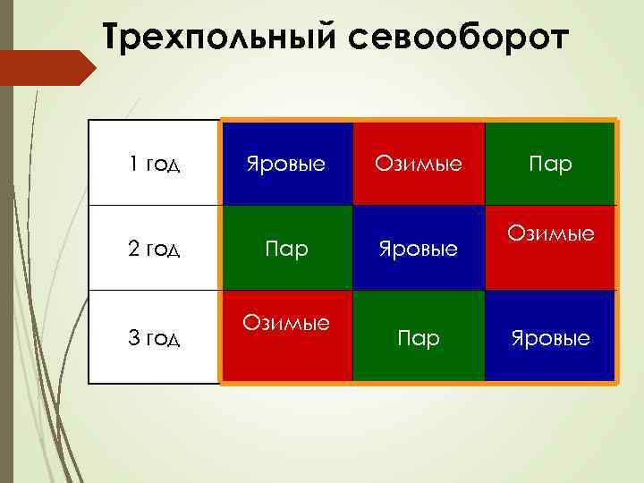 В чем преимущество трехполья перед двупольем