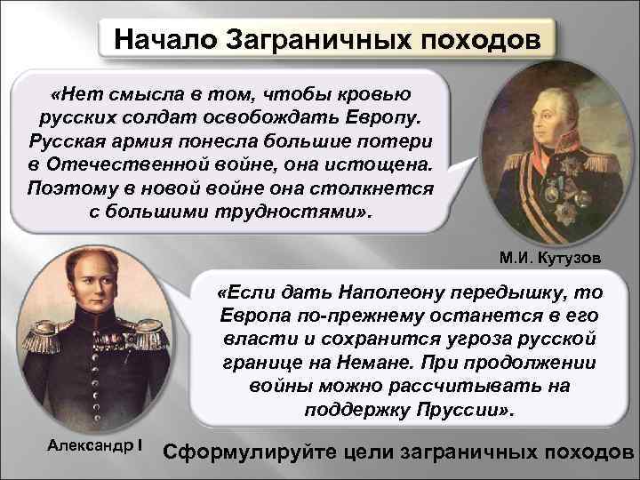 Внешняя политика 1813