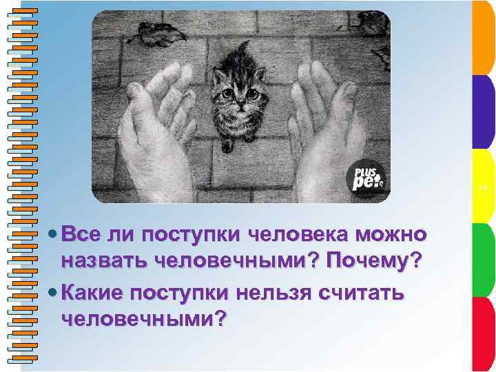  Все ли поступки человека можно назвать человечными? Почему? Какие поступки нельзя считать человечными?