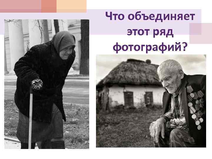 Что объединяет этот ряд фотографий? 