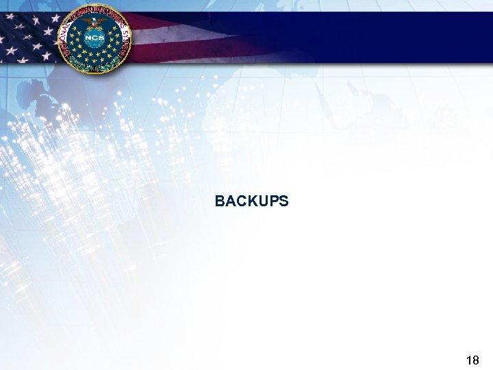 BACKUPS 18 