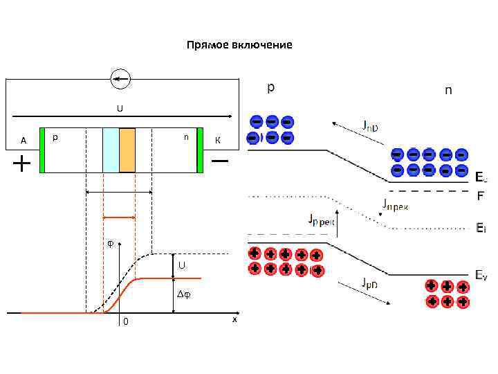 Прямое включение U А р n К U 0 х 