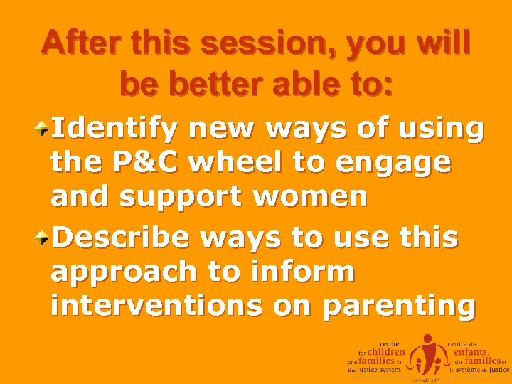 After this session, you will be better able to: Identify new ways of using