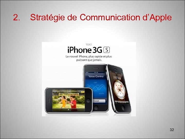 2. Stratégie de Communication d’Apple 32 