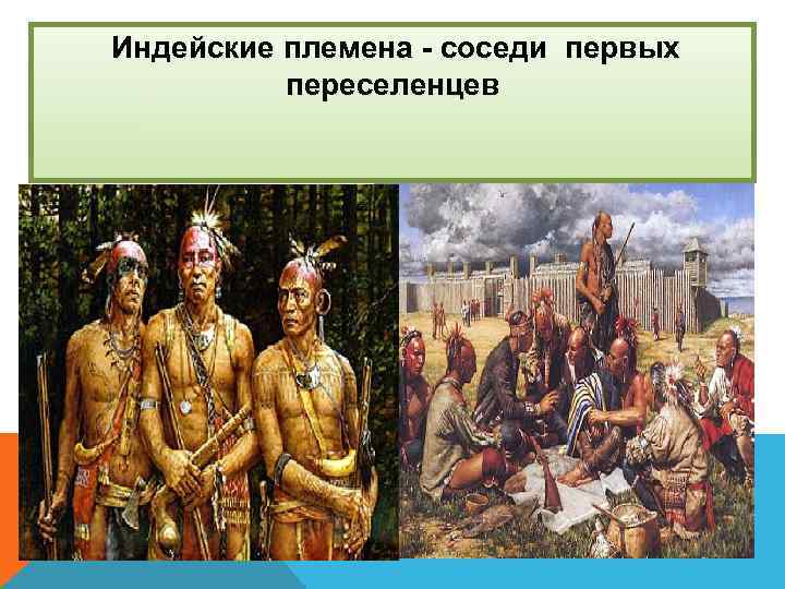  Индейские племена - соседи первых переселенцев 
