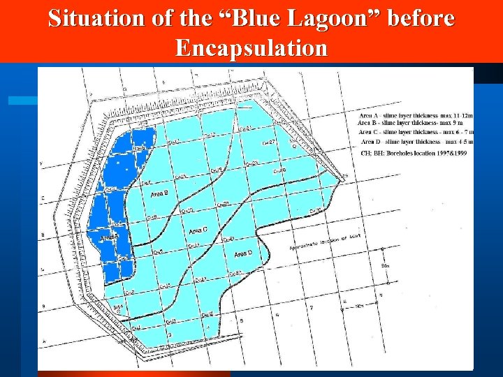 Situation of the “Blue Lagoon” before Encapsulation 