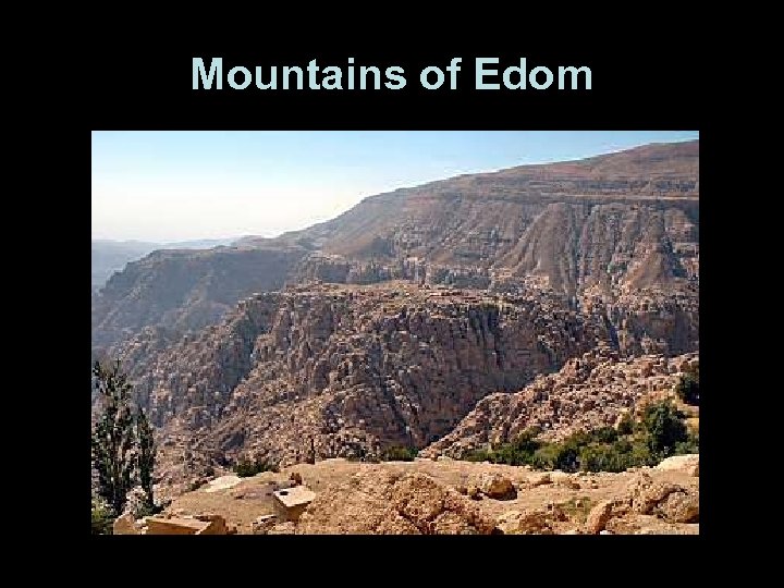 Mountains of Edom 
