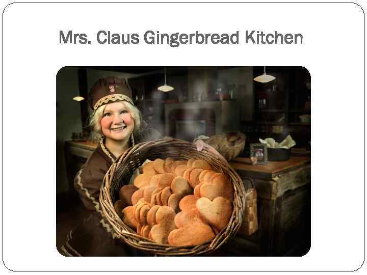 Mrs. Claus Gingerbread Kitchen 