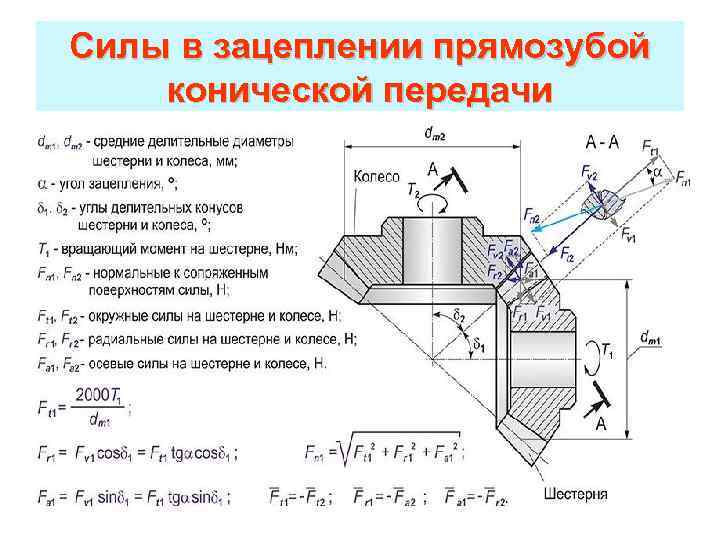 Осевые силы действующие на зубчатые колеса изображенного на рисунке редуктора воспринимают