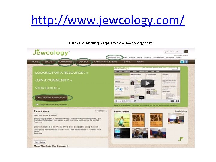 http: //www. jewcology. com/ 