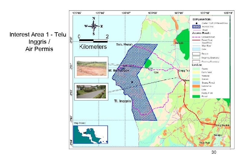 Interest Area 1 - Teluk Inggris / Air Permis 30 