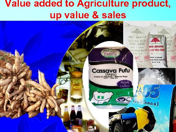 Value added to Agriculture product, up value & sales 