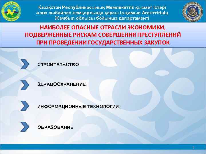 Қазақстан Республикасының Мемлекеттік қызмет істері және сыбайлас жемқорлыққа қарсы іс-қимыл Агенттігінің Жамбыл облысы бойынша