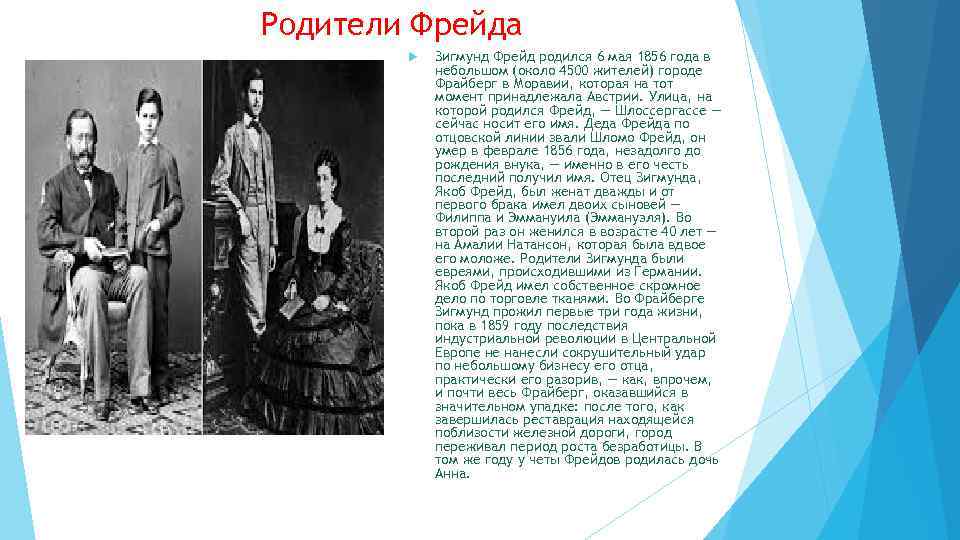 Фрейд подростковый возраст. Зигмунд Фрейд родился 6 мая 1856. Родители Фрейда. Зигмунд Фрейд родители. Улица, на которой родился Фрейд, —.