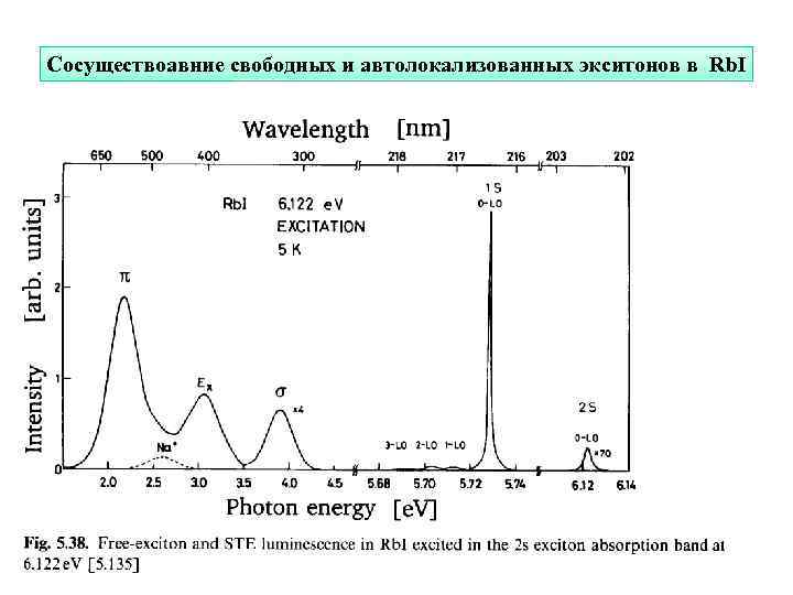 Сосуществоавние свободных и автолокализованных экситонов в Rb. I 