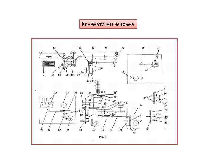Кинематическая схема 