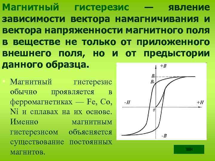 Магнитные свойства вещества 11 класс презентация