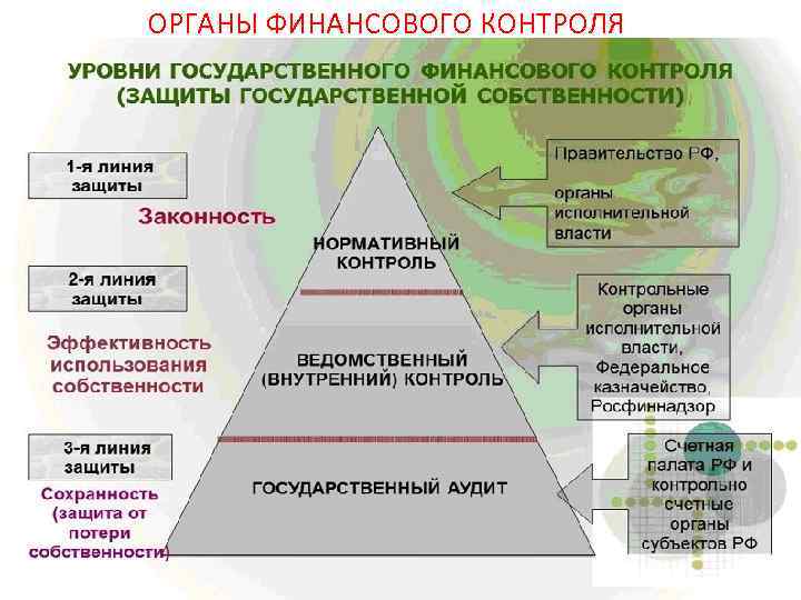  ОРГАНЫ ФИНАНСОВОГО КОНТРОЛЯ 