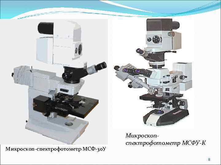 Микроскоп-спектрофотометр МСФ-30 У Микроскопспектрофотометр МСФУ-К 8 