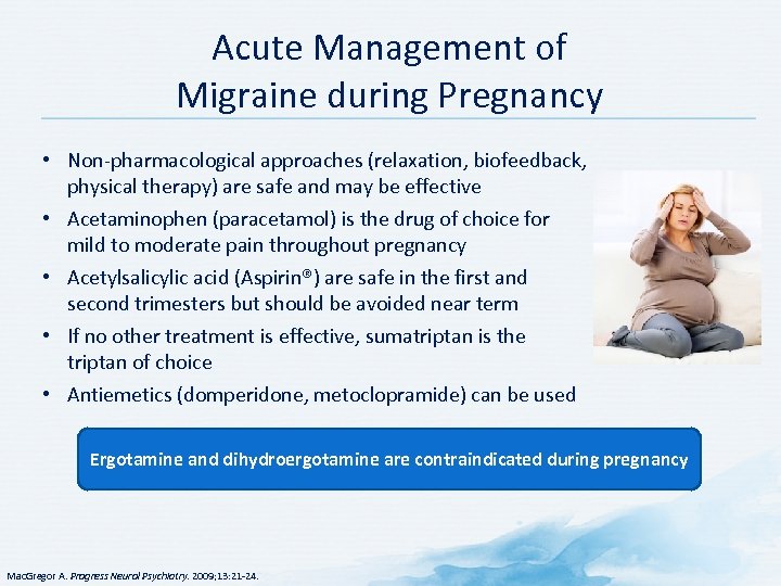migraine with aura pregnancy